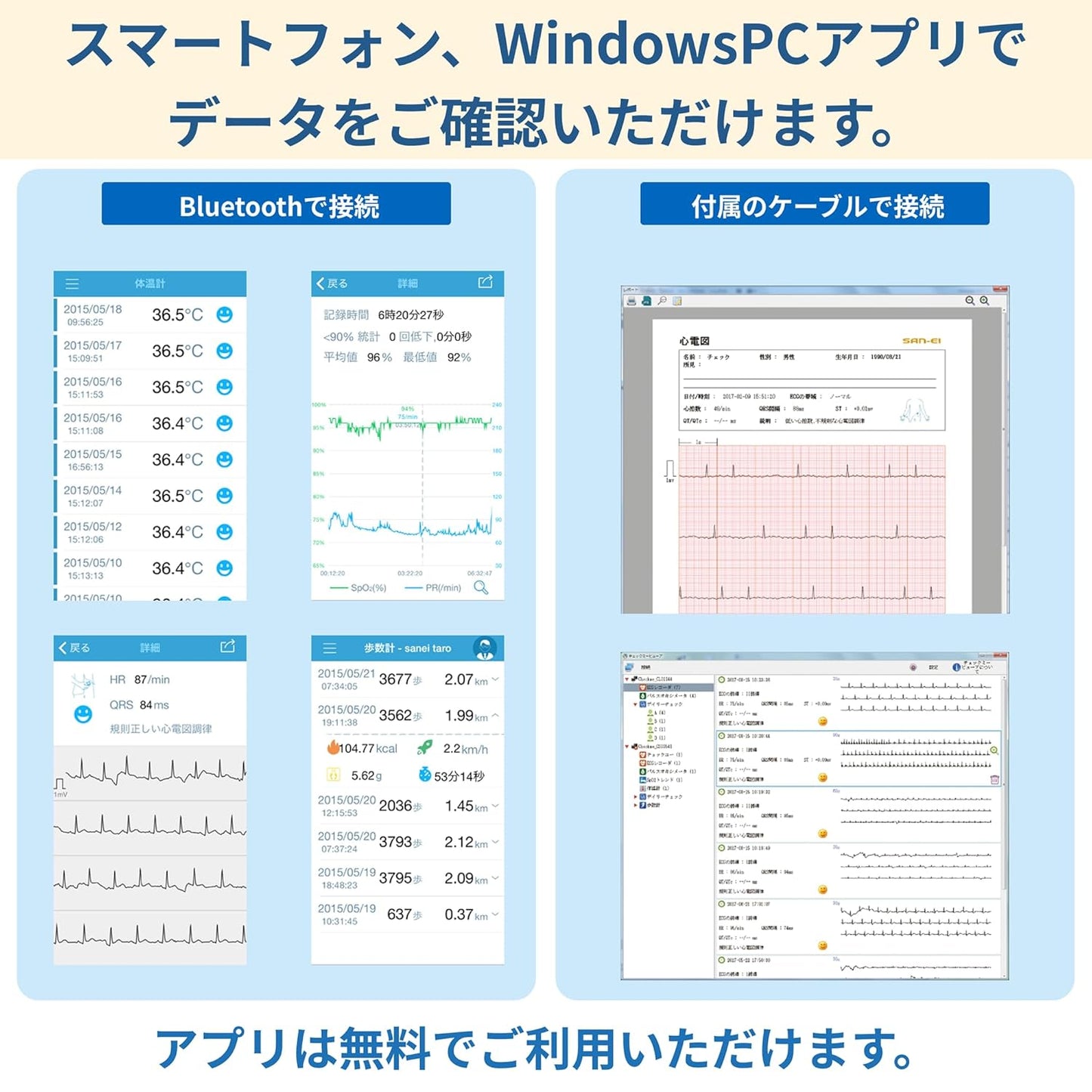 チェックミープロBアドバンス《充電アダプタセット》
